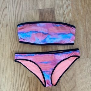 H&M multi-colored swim suit